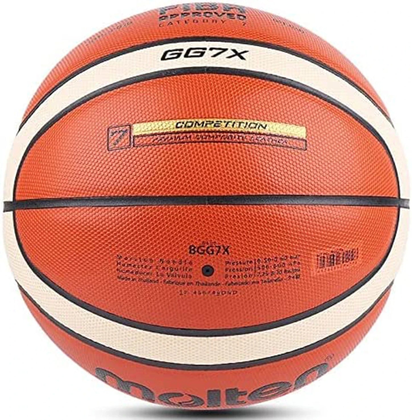 Bola de basquete com certificação oficial da competição